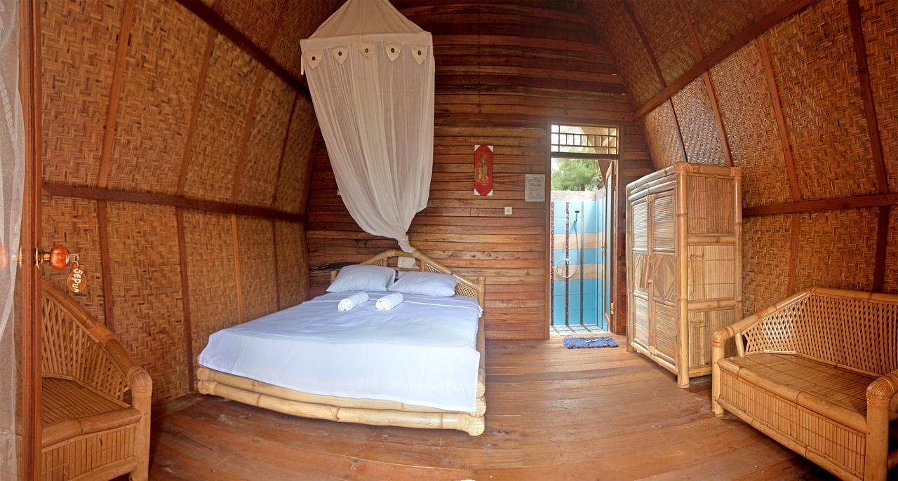 Jepun Bungalows Gili Meno Exterior foto