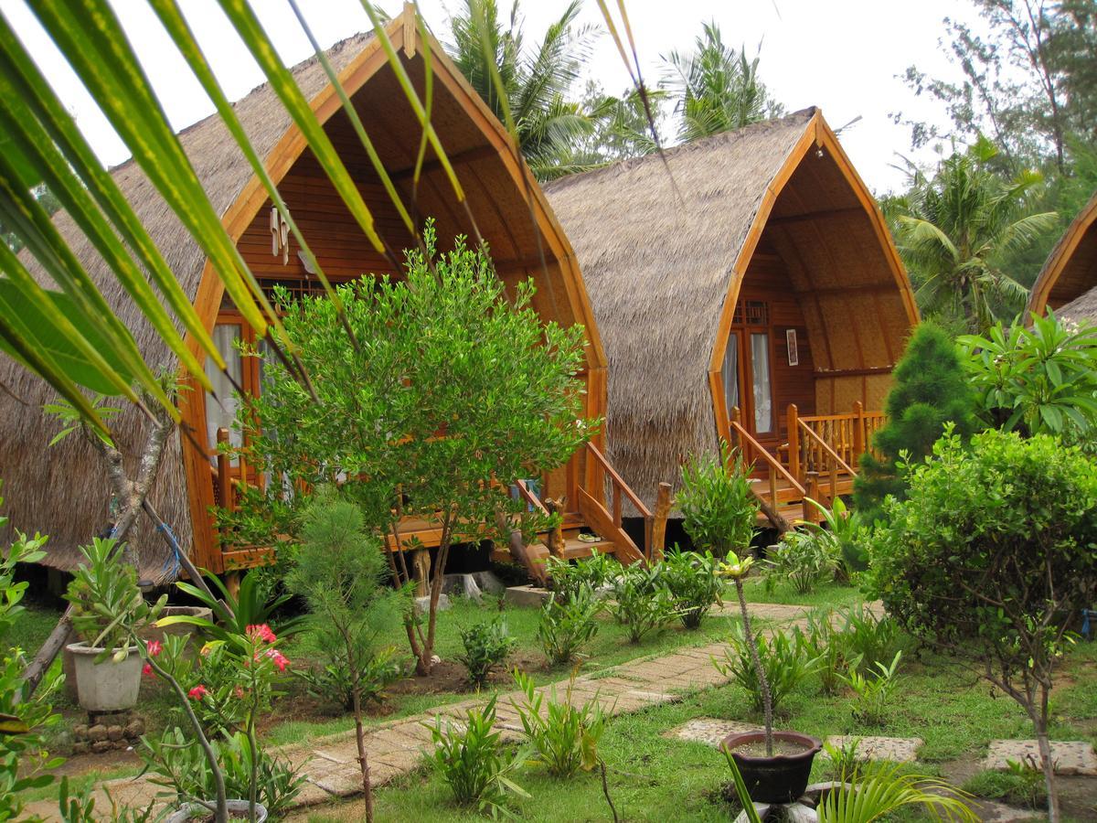 Jepun Bungalows Gili Meno Exterior foto